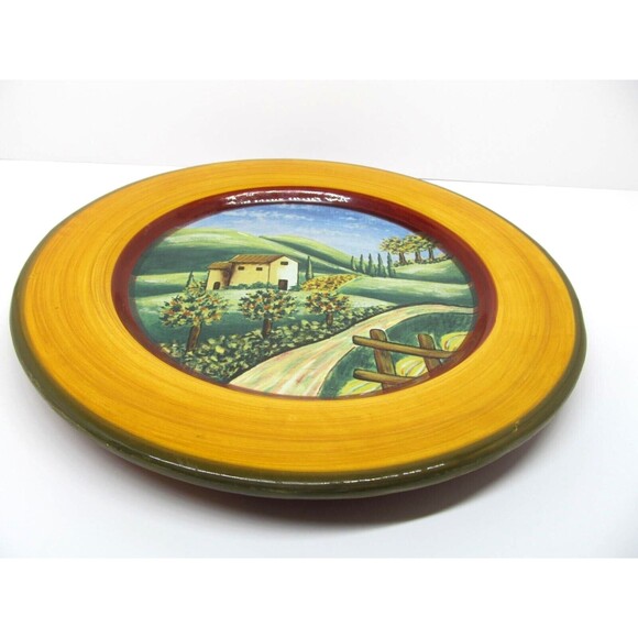 Ambiance Harvest Village 10 3/4" French Countryside Dinner Plate Read Descript - Picture 2 of 12